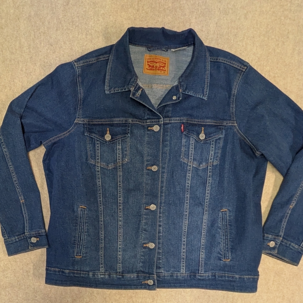 Levi's Classic Blue Jean Denim Jacket, Like New* Size Women's 3X